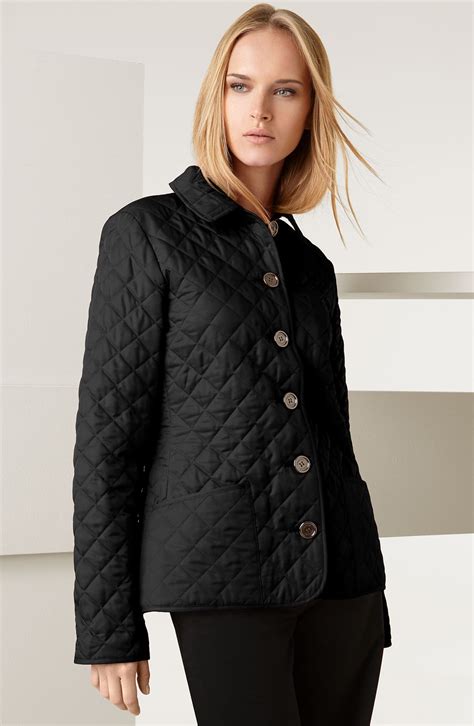 burberry cropped quilted jacket|Burberry quilted jacket sale women.